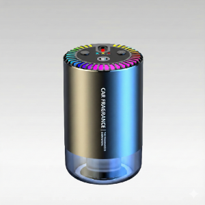 ai smart car aroma diffuser dual nano atomizer with starry sky projection & auto scent control
