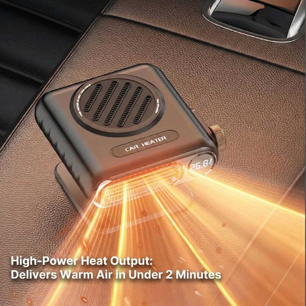 12v portable fast heating car heater 150w electric windshield defroster & demister