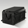 60l multi compartment car trunk organizer heavy duty waterproof foldable storage bin