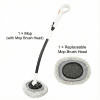 180° rotating car wash mop curved ergonomic handle scratch free microfiber scrubber