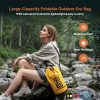 2l bpa free hydration bladder leakproof water reservoir with wide opening & insulated hose for hiking, running, and cycling