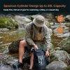 2l bpa free hydration bladder leakproof water reservoir with wide opening & insulated hose for hiking, running, and cycling