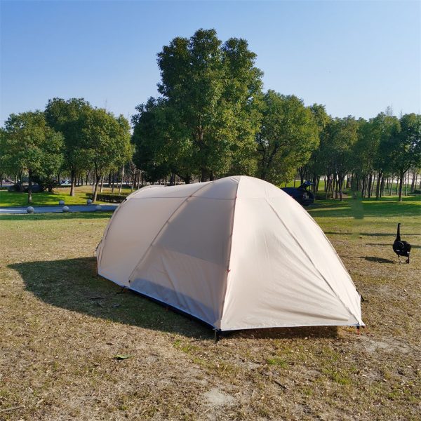 3 person double layer camping tent – waterproof & lightweight family shelter