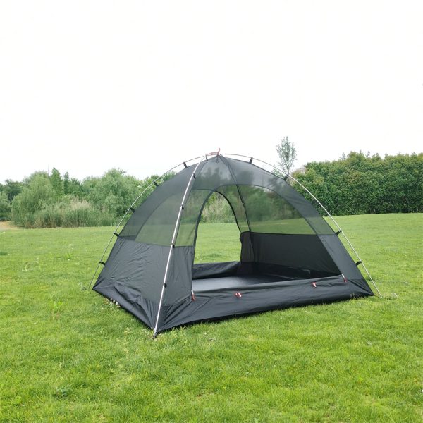 3 person double layer camping tent – waterproof & lightweight family shelter