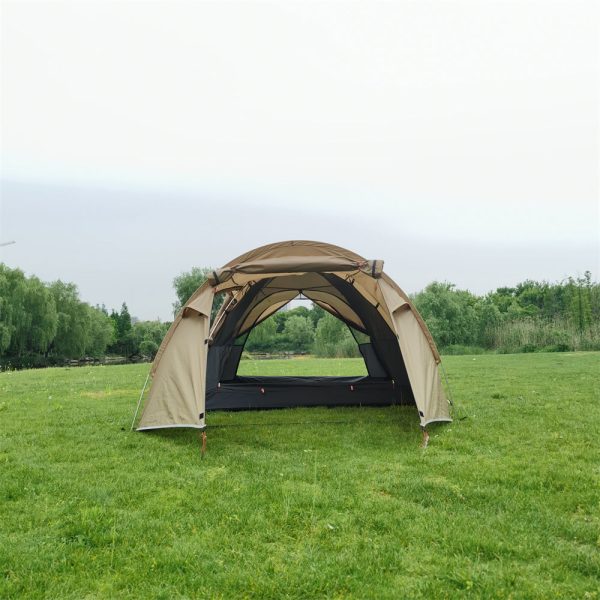 3 person double layer camping tent – waterproof & lightweight family shelter