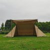 4 season windproof tent with stove jack for camping & outdoor living