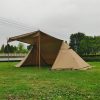 4 season windproof tent with stove jack for camping & outdoor living