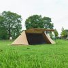 4 season windproof tent with stove jack for camping & outdoor living