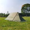 4 season windproof tent with stove jack for camping & outdoor living