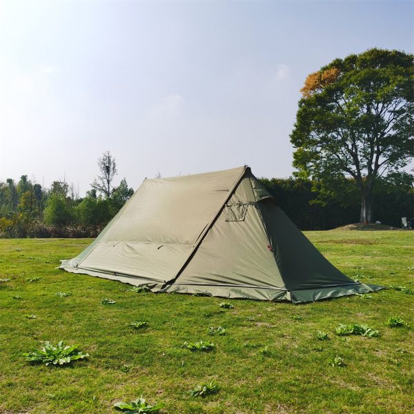 4 season windproof tent with stove jack for camping & outdoor living