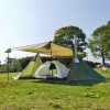 4 season windproof tent with stove jack for camping & outdoor living