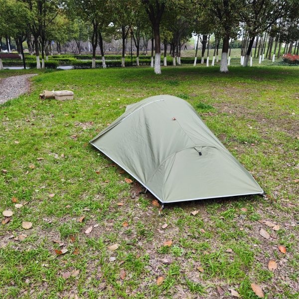 ultralight 1p backpacking tent — 1.35 kg, stealth design, 4 season universal, wind and rainproof ultralight 1p backpacking tent — 1.35 kg, stealth design, 4 season universal, wind and rainproof