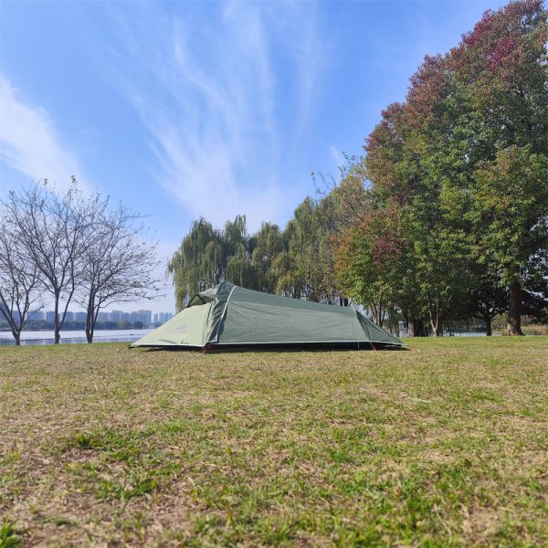 ultralight 1p backpacking tent — 1.35 kg, stealth design, 4 season universal, wind and rainproof ultralight 1p backpacking tent — 1.35 kg, stealth design, 4 season universal, wind and rainproof