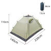 ultralight 2 person dome tent—1.5 kg freestanding shelter ultralight 2 person dome tent—1.5 kg freestanding shelter