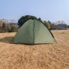 frontier tunnel tent 6p — all season family shelter with awning extension