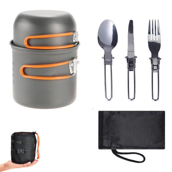 outdoor camping cooking wear equipment portable hiking travel pocket picnic tool kit