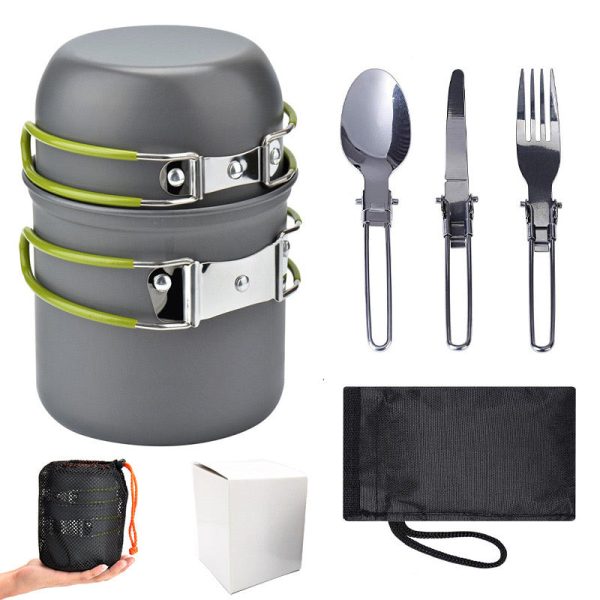 outdoor camping cooking wear equipment portable hiking travel pocket picnic tool kit