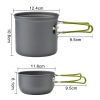 outdoor camping cooking wear equipment portable hiking travel pocket picnic tool kit