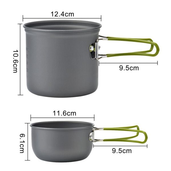 outdoor camping cooking wear equipment portable hiking travel pocket picnic tool kit