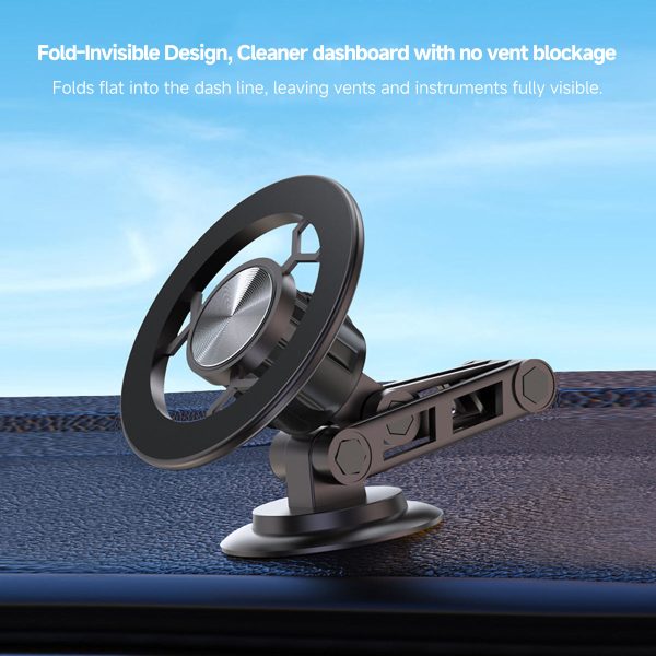 fold away n52 magnetic car phone mount strong magnet holder with 360° rotation fold away n52 magnetic car phone mount strong magnet holder with 360° rotation