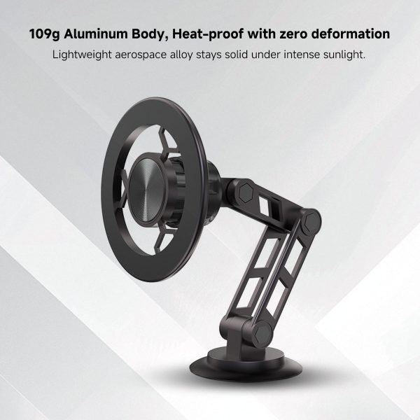 fold away n52 magnetic car phone mount strong magnet holder with 360° rotation fold away n52 magnetic car phone mount strong magnet holder with 360° rotation