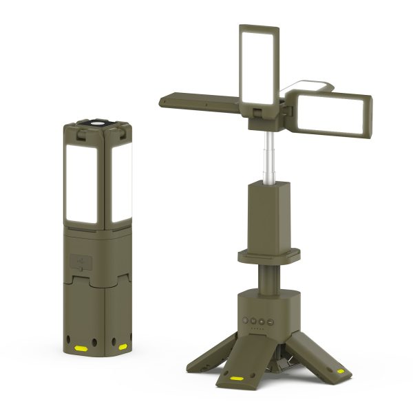 4800lm telescopic camping lantern rechargeable outdoor atmosphere light