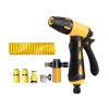 10 30m telescopic water pipe with high pressure car washing gun expandable flexible hose