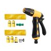 10 30m telescopic water pipe with high pressure car washing gun expandable flexible hose