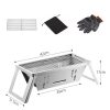 portable charcoal bbq 2cm ultra thin foldable for 3 6 people portable charcoal bbq 2cm ultra thin foldable for 3 6 people
