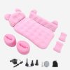 2 min fast inflate car inflatable mattress flocked velvet air bed with headboard & pillows 2 min fast inflate car inflatable mattress flocked velvet air bed with headboard & pillows