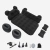 2 min fast inflate car inflatable mattress flocked velvet air bed with headboard & pillows 2 min fast inflate car inflatable mattress flocked velvet air bed with headboard & pillows