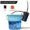 usb rechargeable portable shower pump handheld electric water pump with filtration system