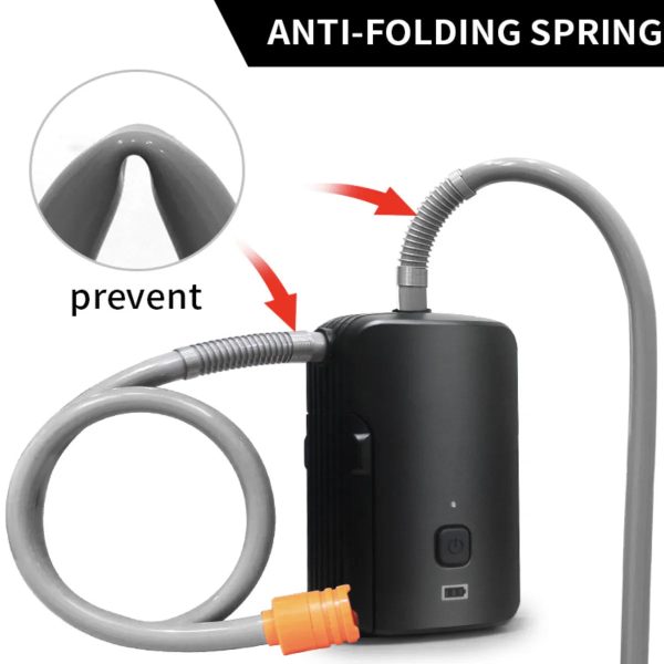 usb rechargeable portable shower pump handheld electric water pump with filtration system