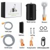 usb rechargeable portable shower pump handheld electric water pump with filtration system