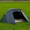 outdoor 2 person aluminum pole tent – waterproof, uv resistant, breathable & mosquito proof
