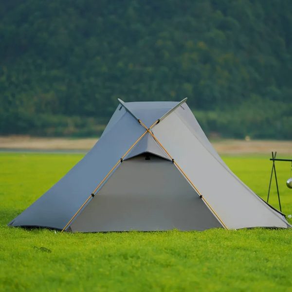outdoor 2 person aluminum pole tent – waterproof, uv resistant, breathable & mosquito proof