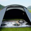 outdoor 2 person aluminum pole tent – waterproof, uv resistant, breathable & mosquito proof