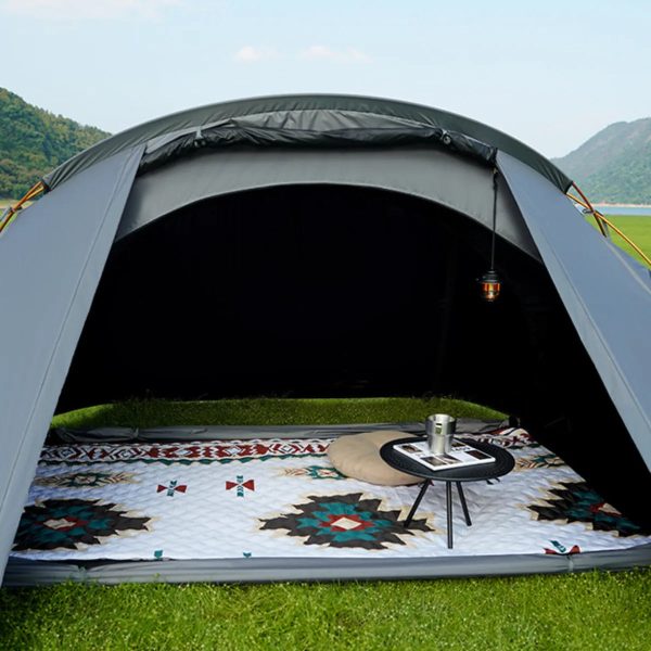 outdoor 2 person aluminum pole tent – waterproof, uv resistant, breathable & mosquito proof