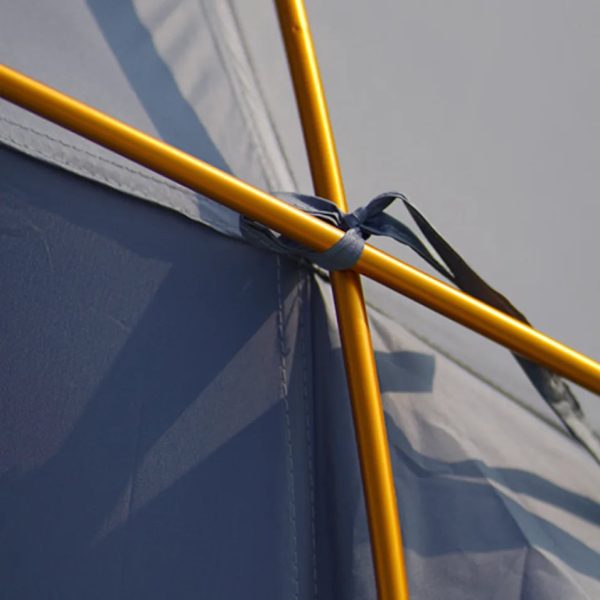 outdoor 2 person aluminum pole tent – waterproof, uv resistant, breathable & mosquito proof