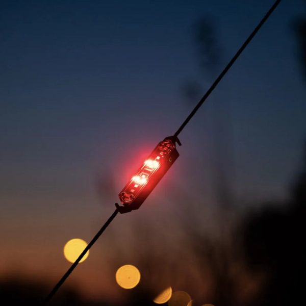 warning lamp outdoor camping, type c rechargeable, stepless dimming