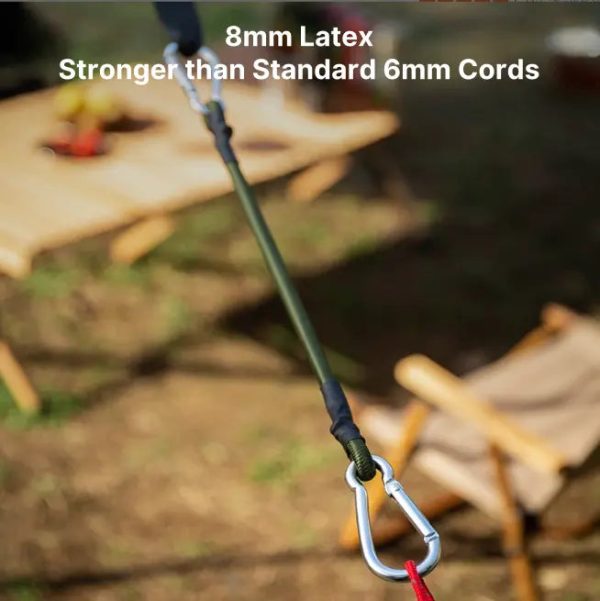heavy duty elastic bungee cords with hooks uv resistant latex shock cord for camping, bike cargo & luggage tie down heavy duty elastic bungee cords with hooks uv resistant latex shock cord for camping, bike cargo & luggage tie down