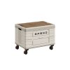 50l collapsible wheeled storage box stackable rolling organizer with side opening doors 50l collapsible wheeled storage box stackable rolling organizer with side opening doors