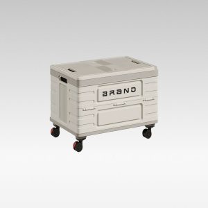 50l collapsible wheeled storage box stackable rolling organizer with side opening doors 50l collapsible wheeled storage box stackable rolling organizer with side opening doors