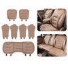 premium napa leather car seat cushion breathable universal seat protector with anti slip backing
