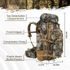 waterproof tactical hunting backpack molle system camo rucksack for survival, hiking & outdoor adventure