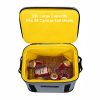 32l rolling tpu soft cooler with detachable trolley waterproof leakproof portable ice chest for travel & camping