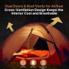 1.18kg ultralight 1–2 person double layer camping tent – waterproof & windproof
