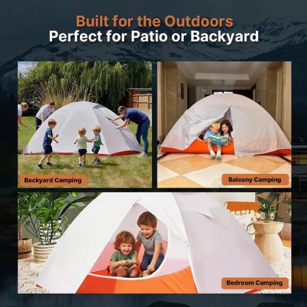 1.18kg ultralight 1–2 person double layer camping tent – waterproof & windproof