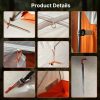 1.18kg ultralight 1–2 person double layer camping tent – waterproof & windproof