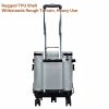32l rolling tpu soft cooler with detachable trolley waterproof leakproof portable ice chest for travel & camping